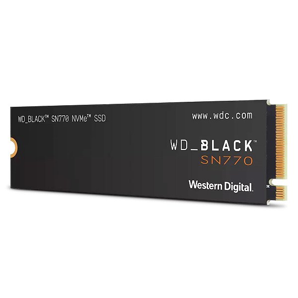 SSD 500GB WD Black SN770 M.2 2280 5000MBs/4000MBs - WDS500G3X0E