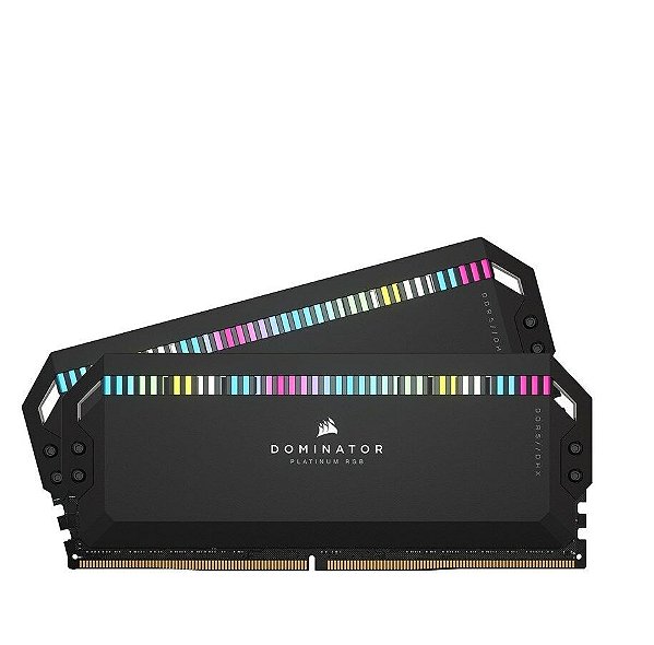 Memória Corsair DOMINATOR PLATINUM RGB 64GB (2x32GB) DDR5 5600Mhz C40 - CMT64GX5M2X5600C40