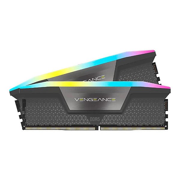 Memória Corsair Vengeance RS RGB 64GB (2x32Gb) 3600Mhz DDR4 Preta - CMG64GX4M2D3600C18