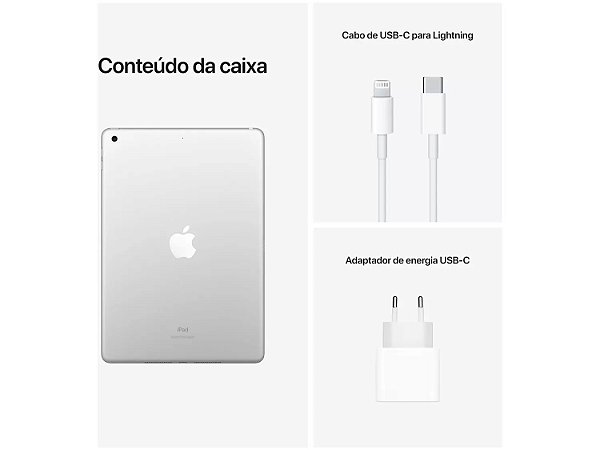 Apple iPad 9 de 10,2 polegadas (64GB + Wi-Fi) – Prata | GK Infostore