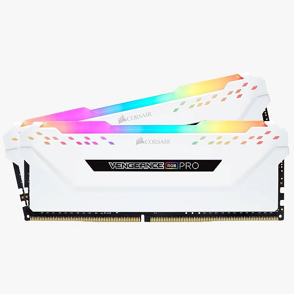 Memória Corsair Vengeance RGB PRO DDR4 16GB (2x8) 3600Mhz - CMW16GX4M2D3600C18W