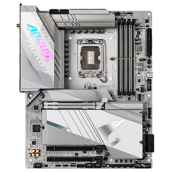 Placa Mãe Gigabyte Z790 Aorus Pro X White WIFI 7 LGA 1700 ATX DDR5 - GK  Infostore - Grandes Gamers Merecem Grandes PCs!!!