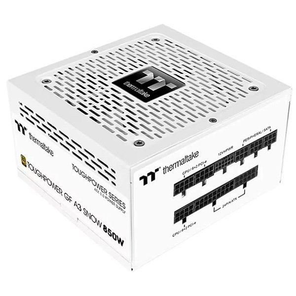 Fonte Thermaltake 850w TOUGHPOWER GF3 80 Plus Gold Modular Snow - PS-TPD-0850FNFAGB-N