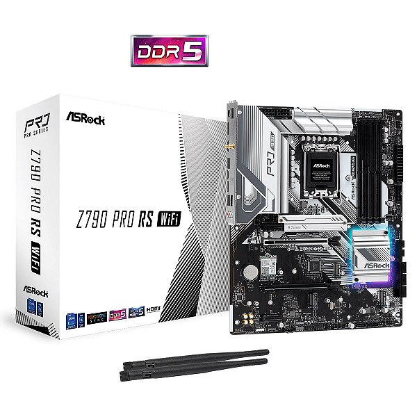 Placa Mãe AsRock Z790 Pro RS Wi-Fi DDR5 LGA 1700