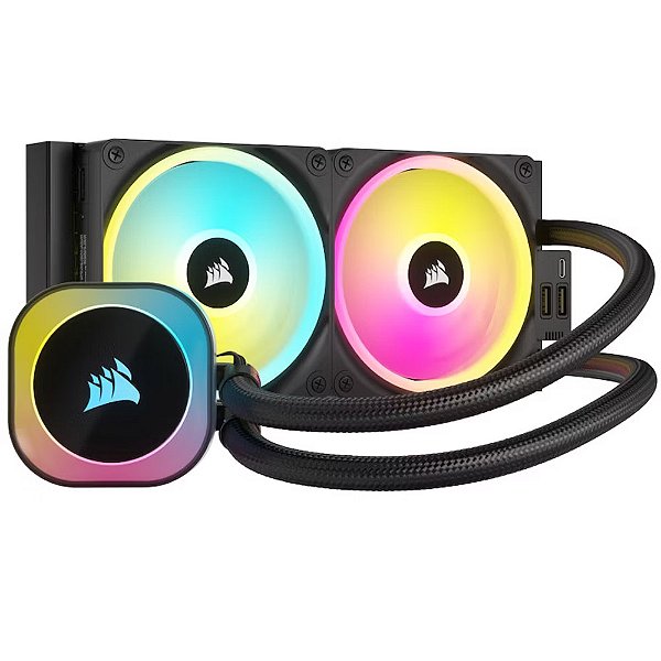 WaterCooler Corsair iCUE Link H115i RGB 280mm Preto - CW-9061002-WW