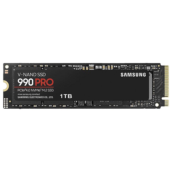 SSD 1TB Samsung 990 Pro 1TB MLC V-NAND NVMe PCIe Gen 4.0x4 7000MBs/5000MBs - MZ-V9P1T0B/AM