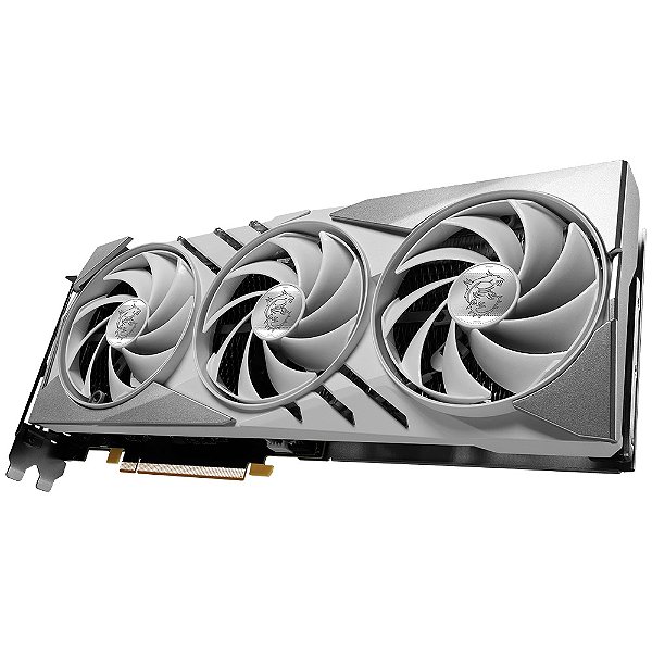 Placa de Video MSI GeForce RTX 4070 SUPER Gaming X Slim White 12GB