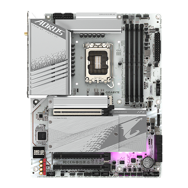 Placa Mãe Gigabyte Z790 Aorus Elite AX ICE Wi-Fi LGA 1700 ATX DDR5