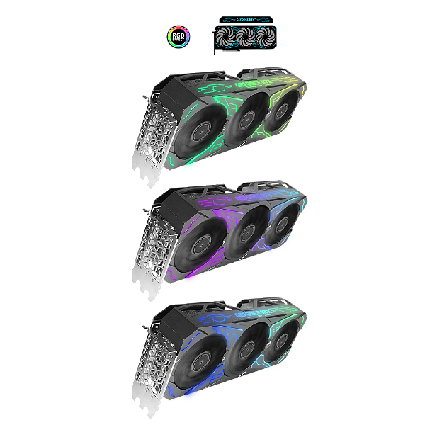 Placa de Video Galax GeForce RTX 4070 Ti SUPER SG 1-Click OC Placa de Video Galax GeForce RTX 4070 Ti SUPER SG 1-Click OC