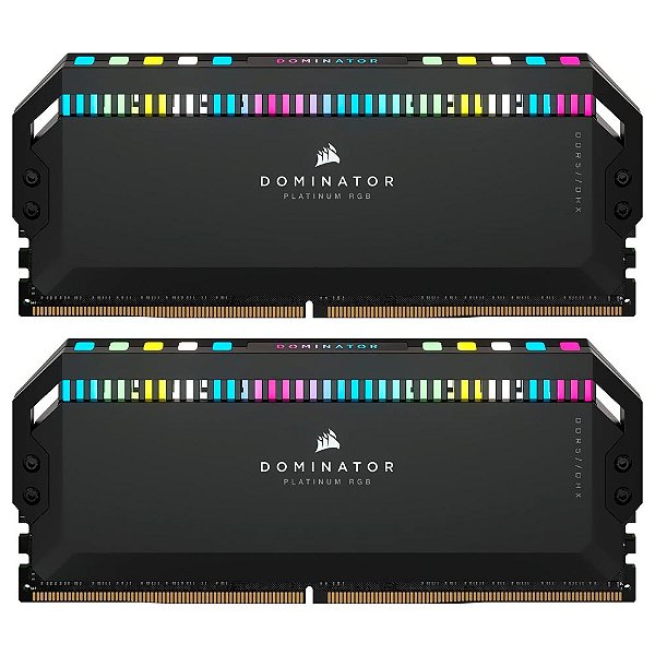Memória Corsair Dominator Platinum DDR5 32GB (2X16GB) RGB Memória Corsair Dominator Platinum DDR5 32GB (2X16GB) RGB