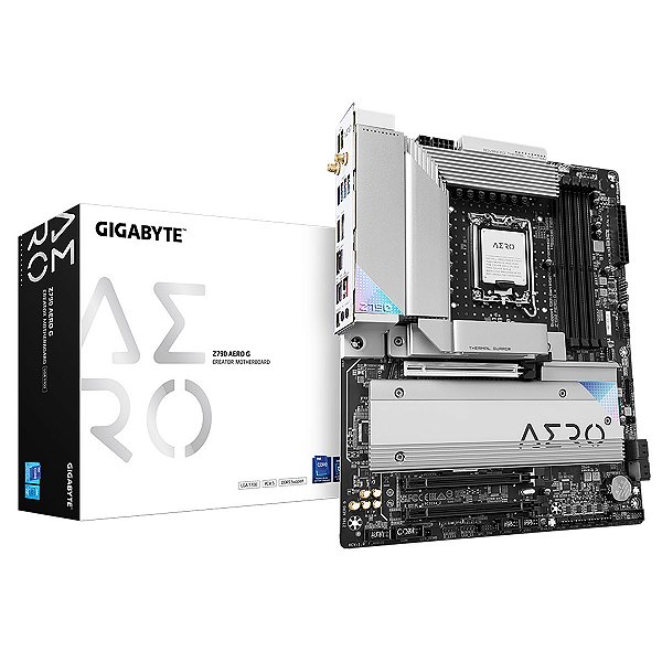 Placa Mãe Gigabyte Z790 AERO G Wi-Fi 6E LGA 1700 ATX DDR5