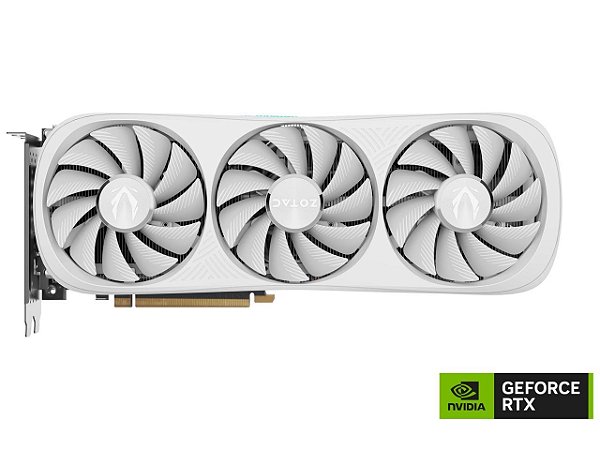 Placa de Video Zotac GeForce RTX 4070 Ti SUPER Trinity OC White