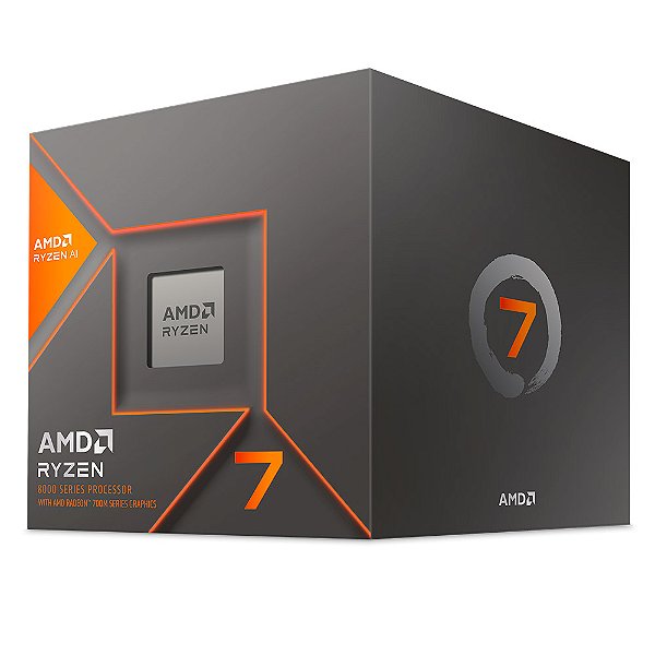 Processador AMD Ryzen 7 8700G 4.3GHz/ 5.0GHz Octa-Core 16-Threads 24MB AM5 - 100-100001236BOX