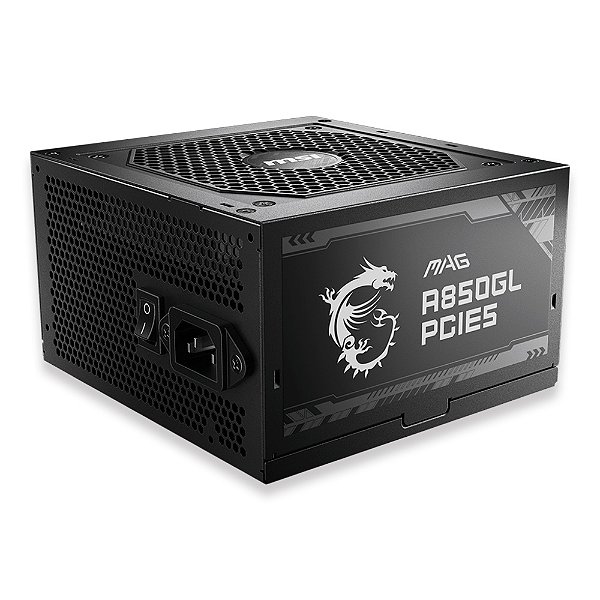 Fonte MSI MAG A850GL 80 Plus Gold PCIE5 ATX 3.0  -  A850GL