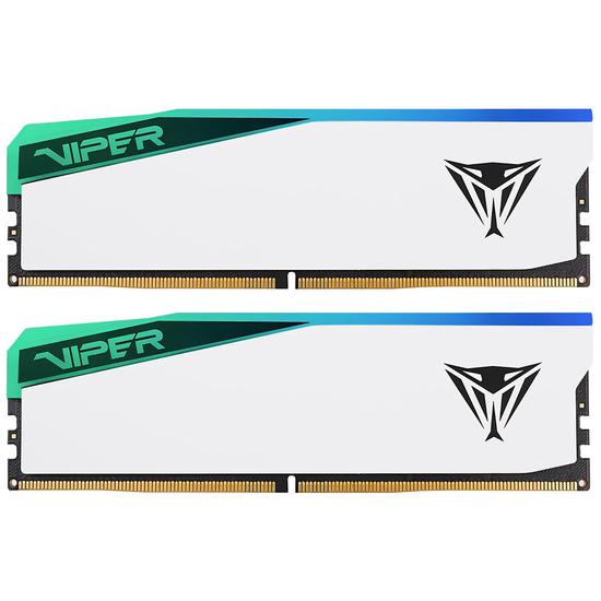 Memória Viper Elite 5 RGB 96GB (2X48GB) DDR5 6000Mhz White CL42 - PVER596G60C42KW