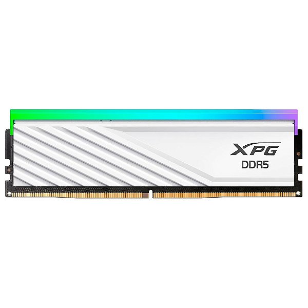 Memória Adata XPG Lancer Blade RGB Branca 16GB DDR5 6400Mhz C32 - AX5U6400C3216G-SLABRWH