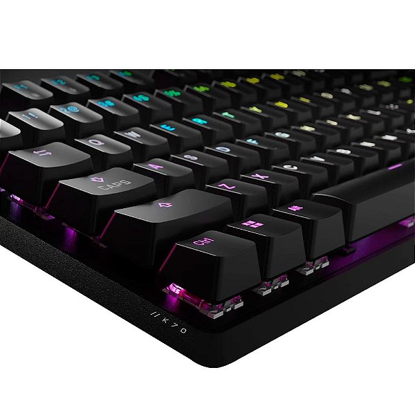 Teclado Mecânico Corsair K70 Core RGB Switch MLX RED | GK Infostore