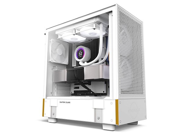 Gabinete NZXT H5 FLOW Starfield Branco - CC-H51FW-SF-FS
