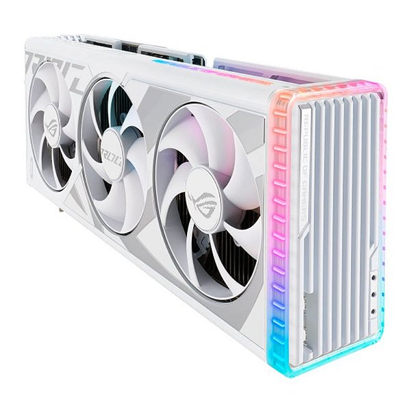 ASUS ROG STRIX GeForce RTX 4080 ホワイト 美品 Placa de Video Asus RTX 4080 Super ROG Strix White 16GB GDDR6X 256