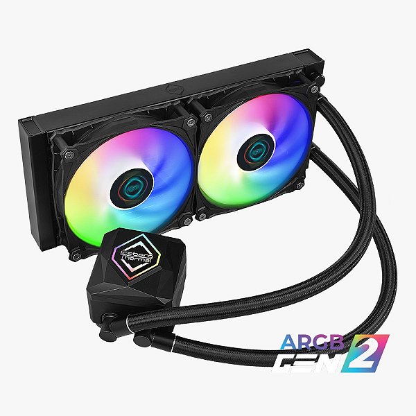 WaterCooler Iceberg Icefloe Oasis ARGB Black 240MM - ICEFLOEOASIS240B