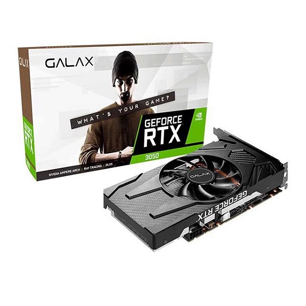 Placa de Video GALAX GeForce 3050 EX (1-Click OC) 6GB GDDR6 LHR 96Bits - 35NRLDMD9OEX
