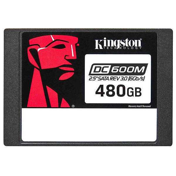 SSD 480GB Kingston SEDC600M 2.5" Sata III Blister Enterprise Série DC600M para Servidores / Data Centers - SEDC600M/480G