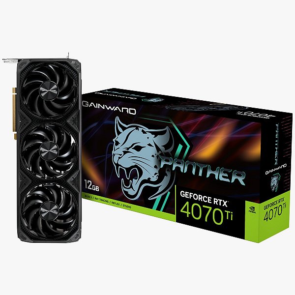 Placa de Video Gainward GeForce RTX 4070 Ti Panther OC 12GB GDDR6X 256 bit - NED407T019K9-1043Z