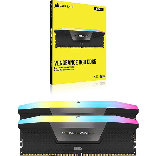 Memória Corsair Vengeance DDR5 64GB (2x32GB) DDR5 6400MHz