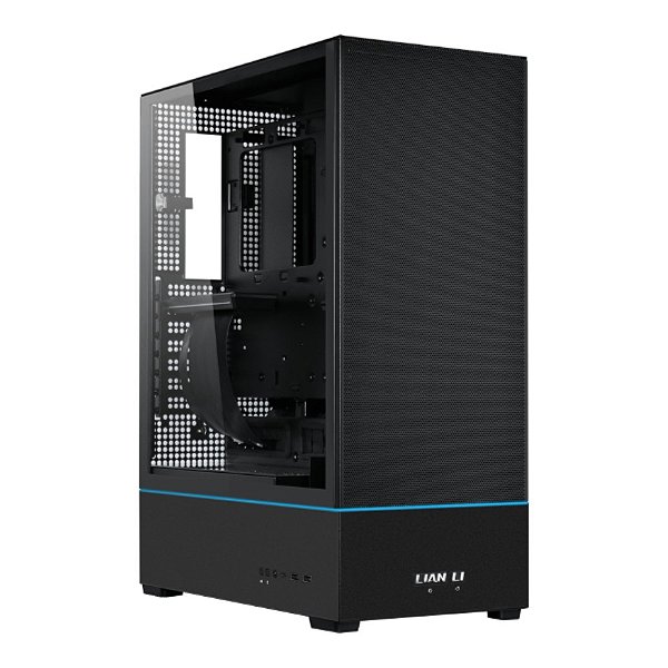 Gabinete Gamer Lian Li SUP01 Mesh Black Riser PCI 4.0 Vidro Temperado Mid Tower - SUP01X