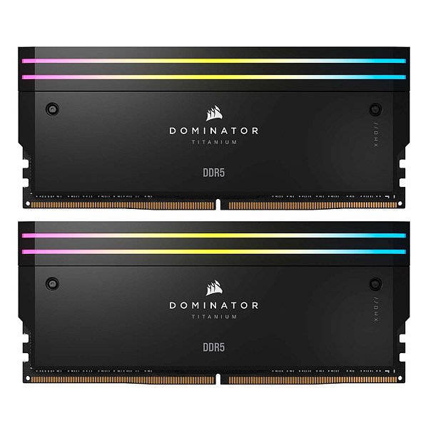 Memória RAM Corsair Dominator Titanium RGB 32GB (2x16GB) DDR5 6400MHz - CMP32GX5M2B6400C32