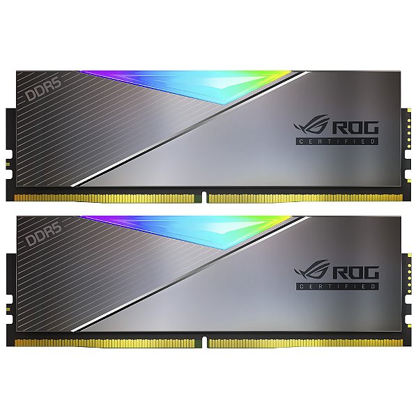 Memória Adata XPG Lancer RGB ROG Certified 48GB (2x24GB) DDR5 7200Mhz CL34 - AX5U7200C3424G-DCLARROG