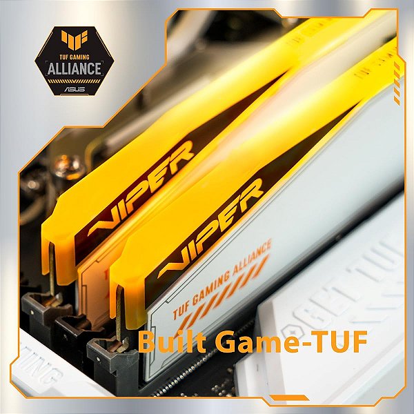 Memória Patriot Viper Elite 5 TUF RGB 32GB (2X16GB) DDR5 Memória Patriot Viper Elite 5 TUF RGB 32GB (2X16GB) DDR5