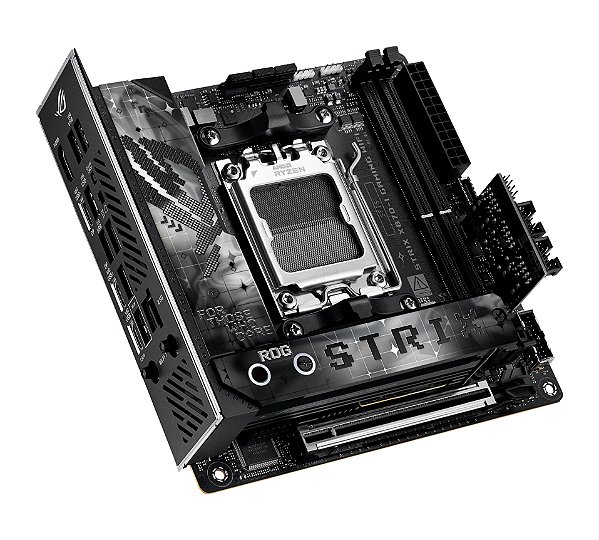 Placa Mãe ASUS ROG STRIX X870-I Gaming Wi-Fi DDR5 AM5 Mini-ITX
