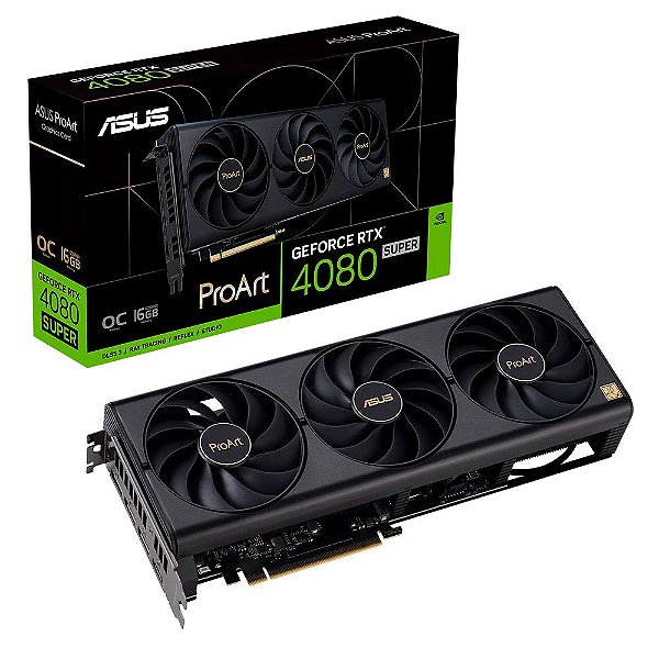 Placa de Video Asus RTX 4080 Super ProArt 16GB GDDR6X 256 bit - PROART-RTX4080S-16G