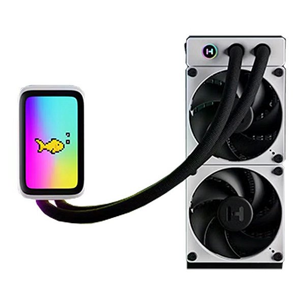 WaterCooler HYTE THICC Q60 240mm IPS Screen - FAN-HYTE-Q60-BW