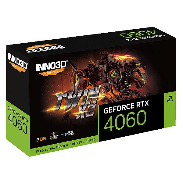 Placa de Video INNO3D GeForce RTX 4060 TWIN X2 8GB | GK Infostore