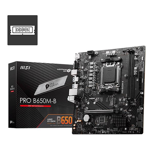 Placa Mãe MSI B650M-B DDR5 AM5 ATX - 911-7E28-013