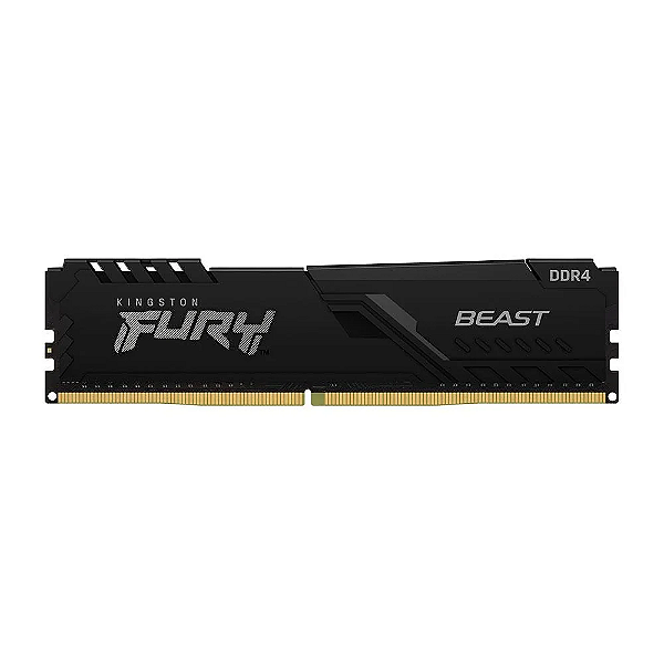 Memória Kingston Fury Beast Black 32GB DDR4 3200MHz 1R CL16 - KF432C16BB/32