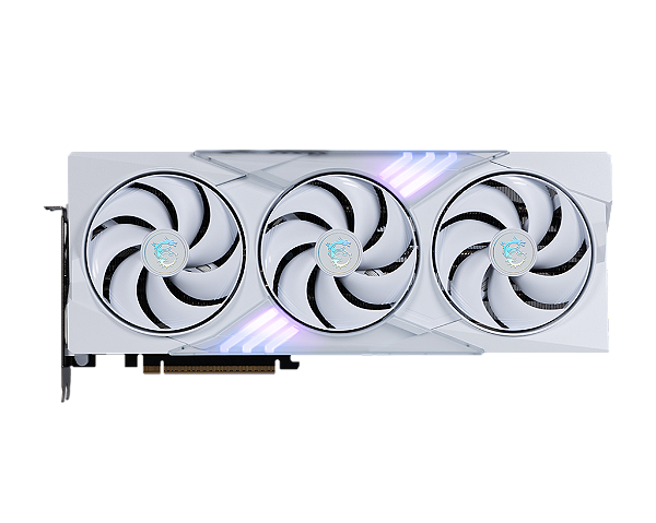 Placa de Video MSI GeForce RTX 5080 Gaming Trio White 16GB GDDR7 256 bit