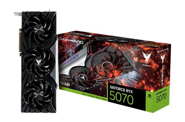 Placa de Video Gainward GeForce RTX 5070 Phoenix 12GB GDDR7 192 bit - NE75070019K9-GB2050X