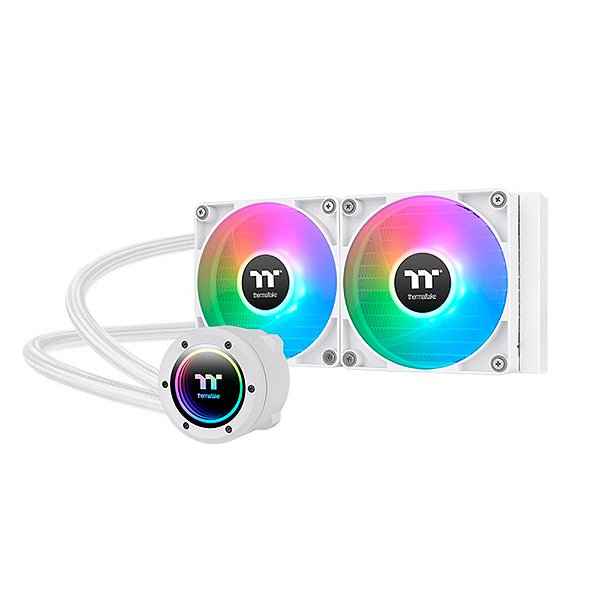 WaterCooler Thermaltake TH240 V2 Snow ARGB 240MM Branco - CL-W364-PL12SW-A