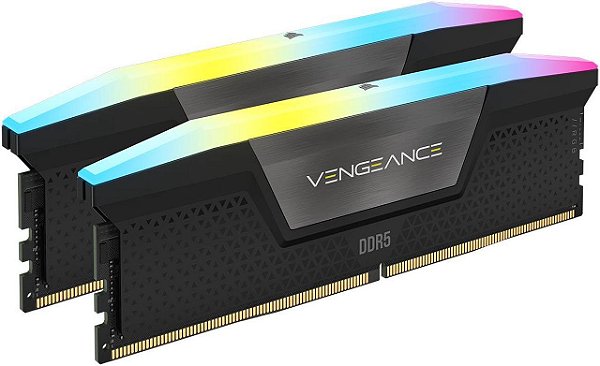 Memória Corsair Vengeance RGB 32GB (2X16GB) DDR5 6000Mhz C28 AMD EXPO - CMH32GX5M2B6000Z28
