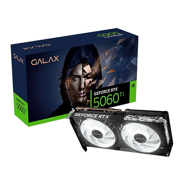 Placa de Video GALAX GeForce RTX 5060 Ti 1-Click OC Classic 8GB GDDR7 128 bits - 56ISN8MDABCC