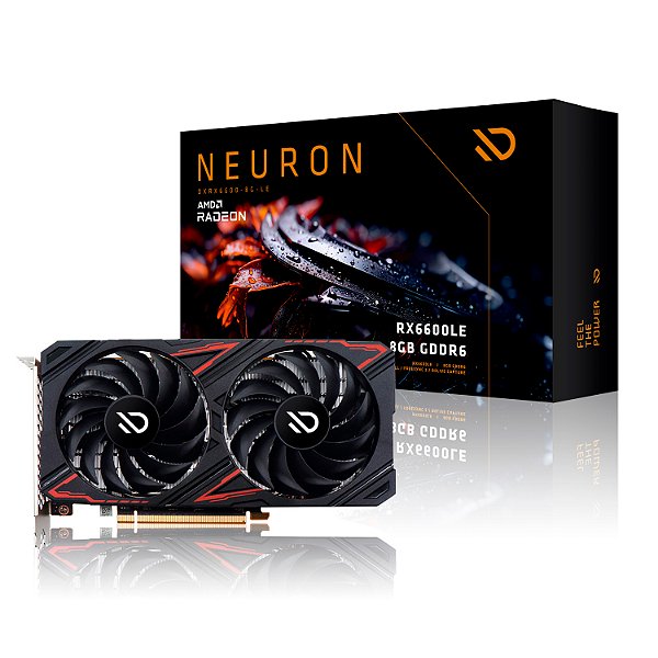 Placa de vídeo Duex AMD Radeon RX 6600 LE 8GB GDDR6 128Bits - DXRX6600-LE