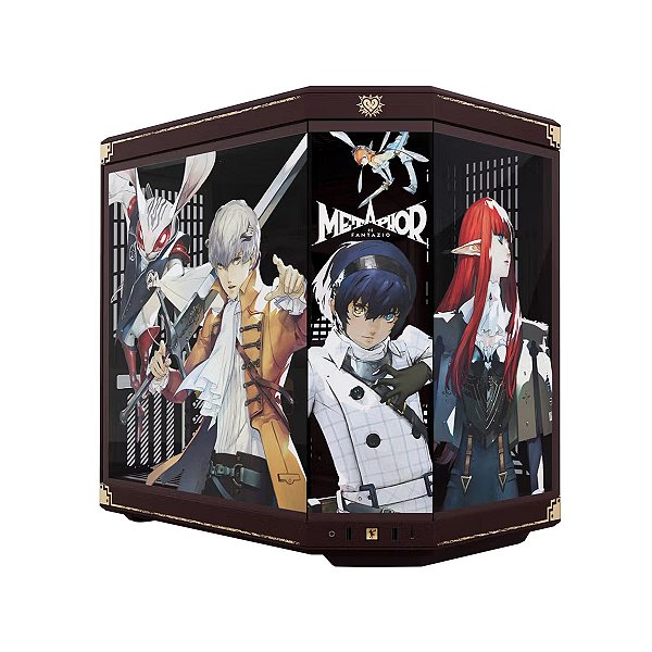 Gabinete Gamer HYTE Y70 Castanho Metaphor REefantazio Mid Tower - CS-HYTE-Y70-METAPHOR