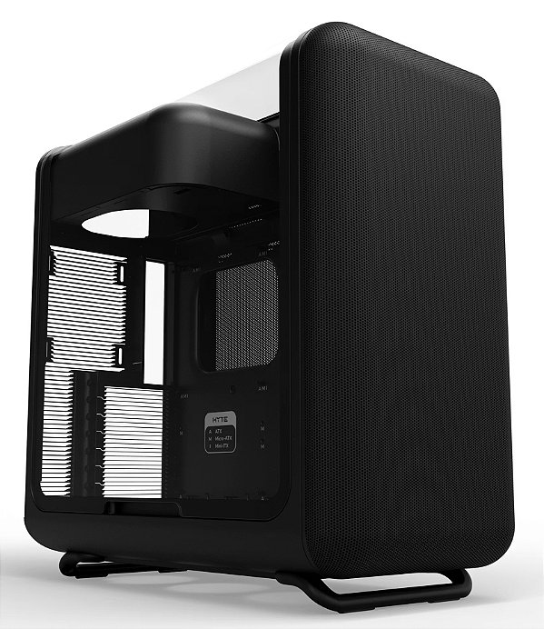 Gabinete Gamer HYTE X50 Pitch Black (Preto) Atx Mid Tower Window - CS-HYTE-X50G-BB
