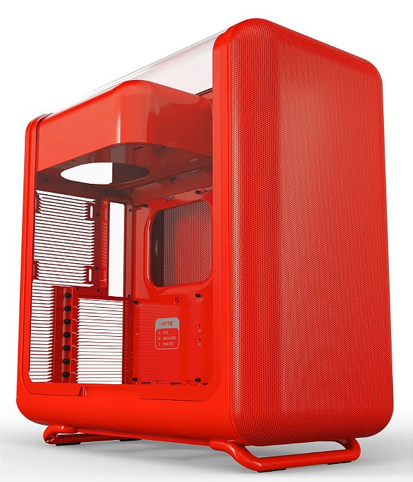 Gabinete Gamer HYTE X50 Wild Cherry (Vermelho) Atx Mid Tower Window - CS-HYTE-X50G-RR