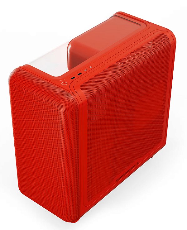 TA HEGOA 50x38 レッド Gabinete HYTE X50 Wild Cherry (Vermelho) Atx Mid Tower | GK Infostore