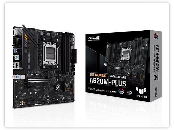 Placa Mãe ASUS TUF Gaming A620M-Plus AM5 mATX DDR5
