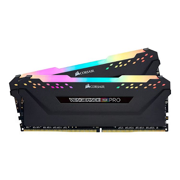 Memória RAM Corsair Vengeance Pro RGB 32GB (2x16GB) DDR4 3000MHz C16 - CMW32GX4M2D3000C16
